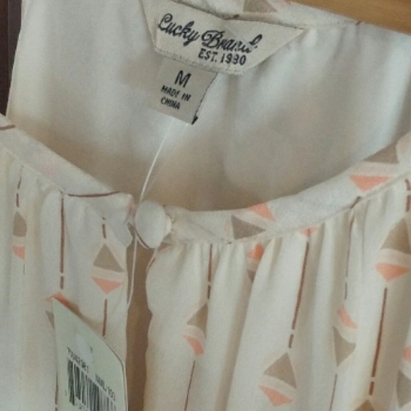 100% Silk LUCKY Cream Maxi Dress - MEDIUM - Picture 6 of 6